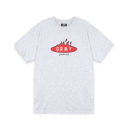 BURN IN FLAMES REGULAR TEE SPORT GREY