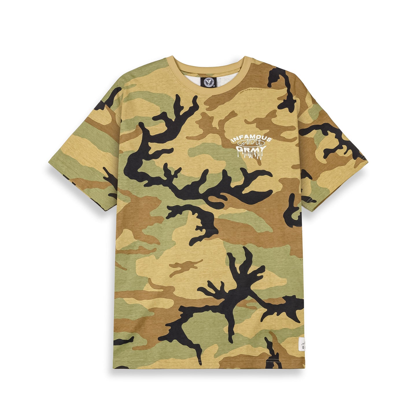 FOLLOW THE DOLLAR CAMO REGULAR TEE BROWN CAMO