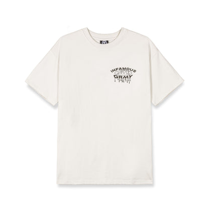 FOLLOW THE DOLLAR REGULAR TEE OFF WHITE