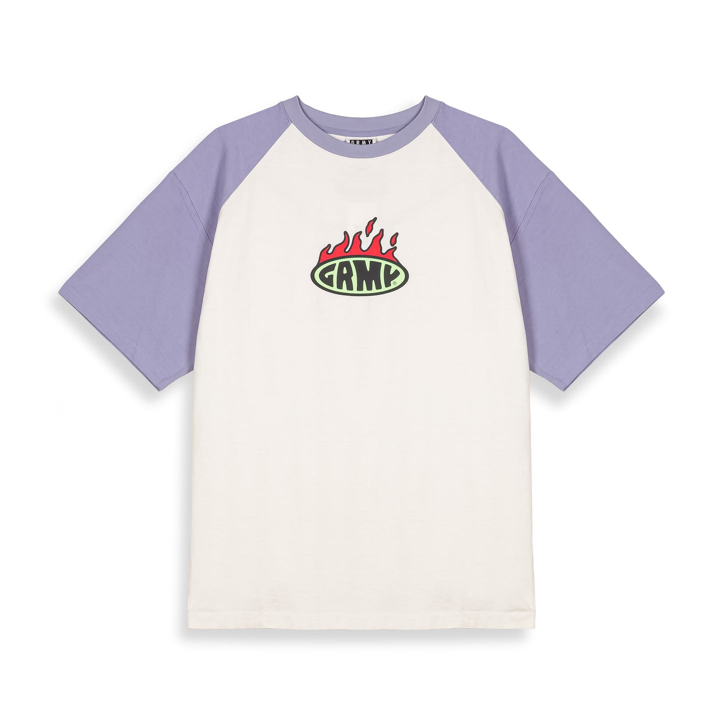 SCRATCHING MEMORIES OVERSIZED TEE VIOLET