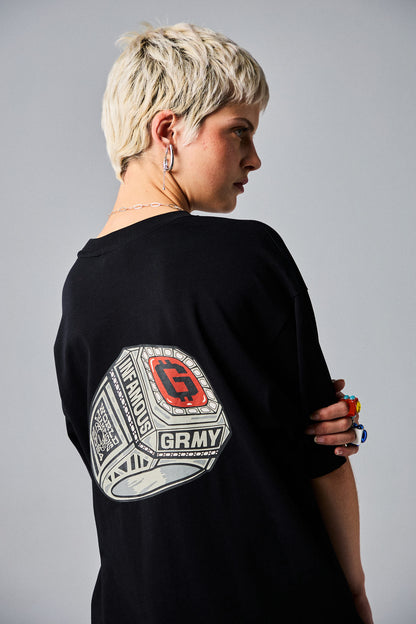 DEEPER REGULAR TEE BLACK