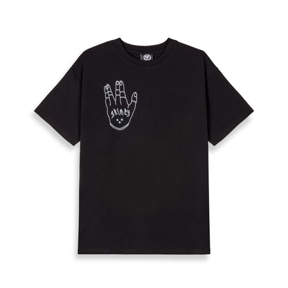 PEACE WITHIN THE GLITZY GRILLZ REGULAR TEE BLACK