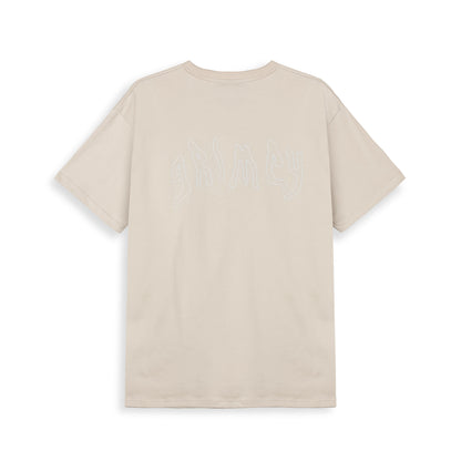 PEACE WITHIN THE HEAVYWEIGHT REGULAR TEE LIGHT GREY