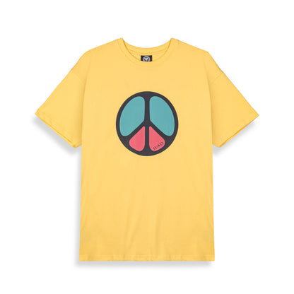 PEACE WITHIN THE NO JUSTICE NO REGULAR TEE YELLOW