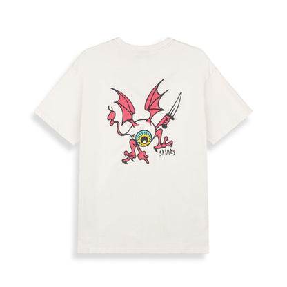PEACE WITHIN THE WATCHING EYEZ REGULAR TEE OFF WHITE