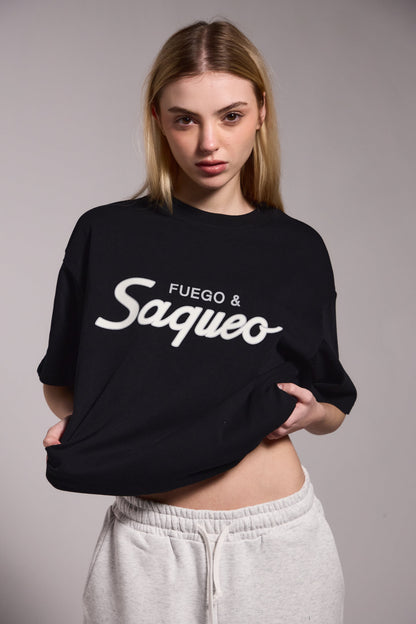 SWEET SCIENCE THE LOOTED REGULAR TEE BLACK