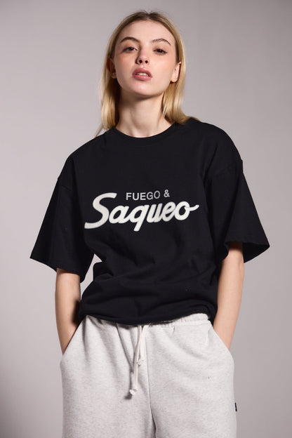 SWEET SCIENCE THE LOOTED REGULAR TEE BLACK