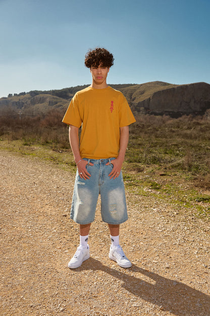 LONE HAND REGULAR TEE BROWN