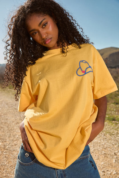 LONE HAND LUCKY LOOTER REGULAR TEE YELLOW