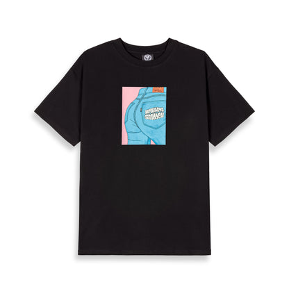 THE PROFESSOR BOOTY REGULAR TEE BLACK