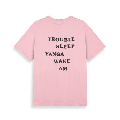 THE TROUBLE SLEEP REGULAR TEE LIGHT PINK
