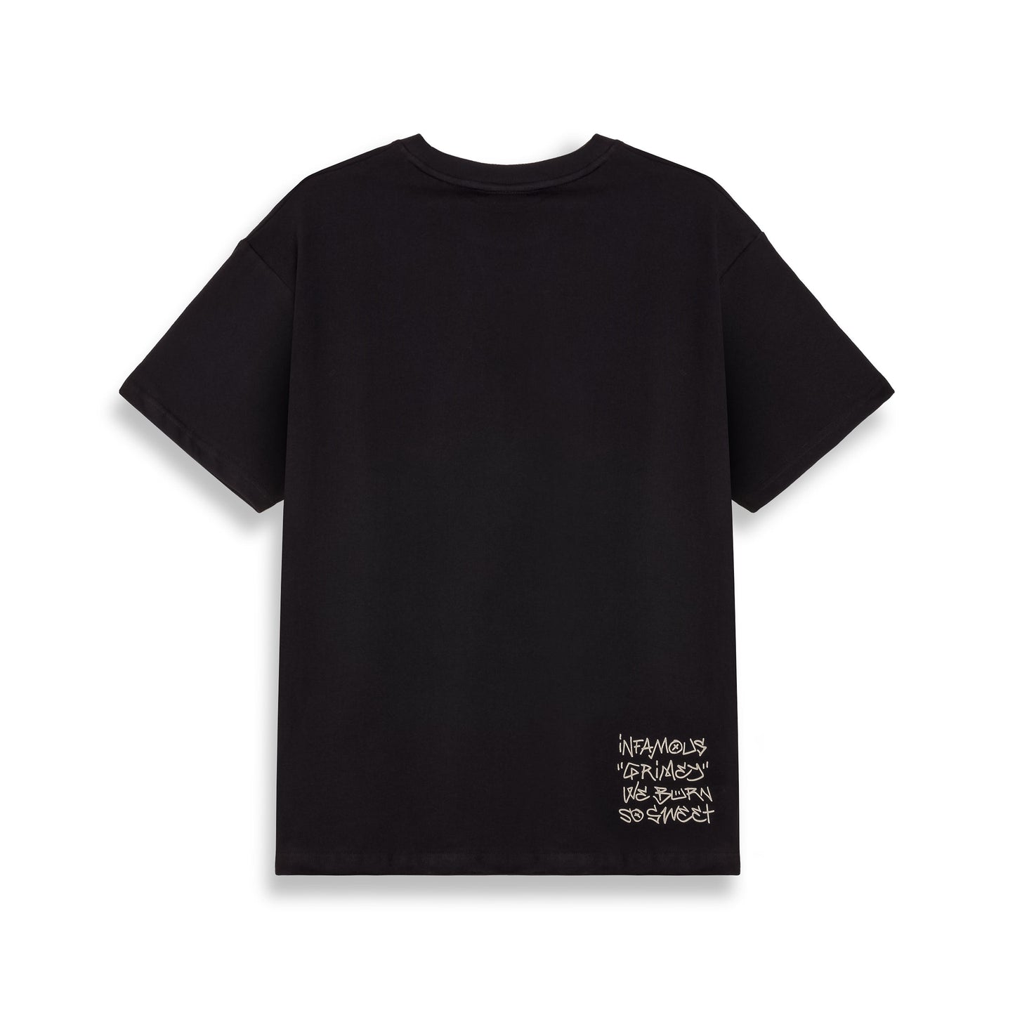 THE SHELTER BUCKS TO BURN REGULAR TEE BLACK