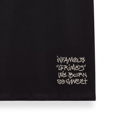 THE SHELTER BUCKS TO BURN REGULAR TEE BLACK