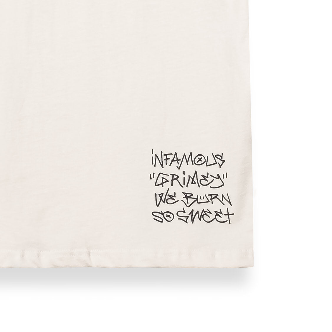 THE SHELTER BUCKS TO BURN REGULAR TEE OFF WHITE