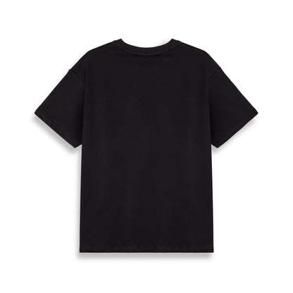 THE SHELTER THROW UP REGULAR TEE BLACK
