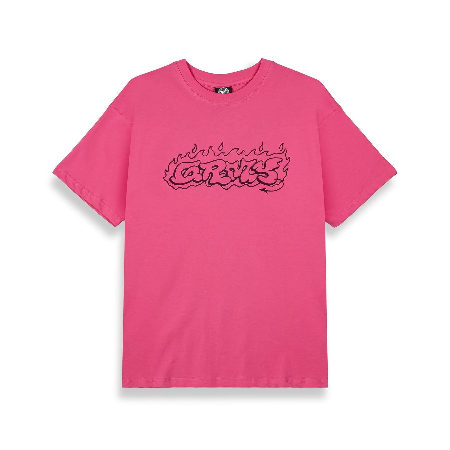 THE SHELTER THROW UP REGULAR TEE FUCSHIA