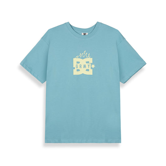 THE SWARM DC SHOES X GRIMEY REGULAR TEE BLUE