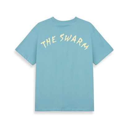 THE SWARM DC SHOES X GRIMEY REGULAR TEE BLUE