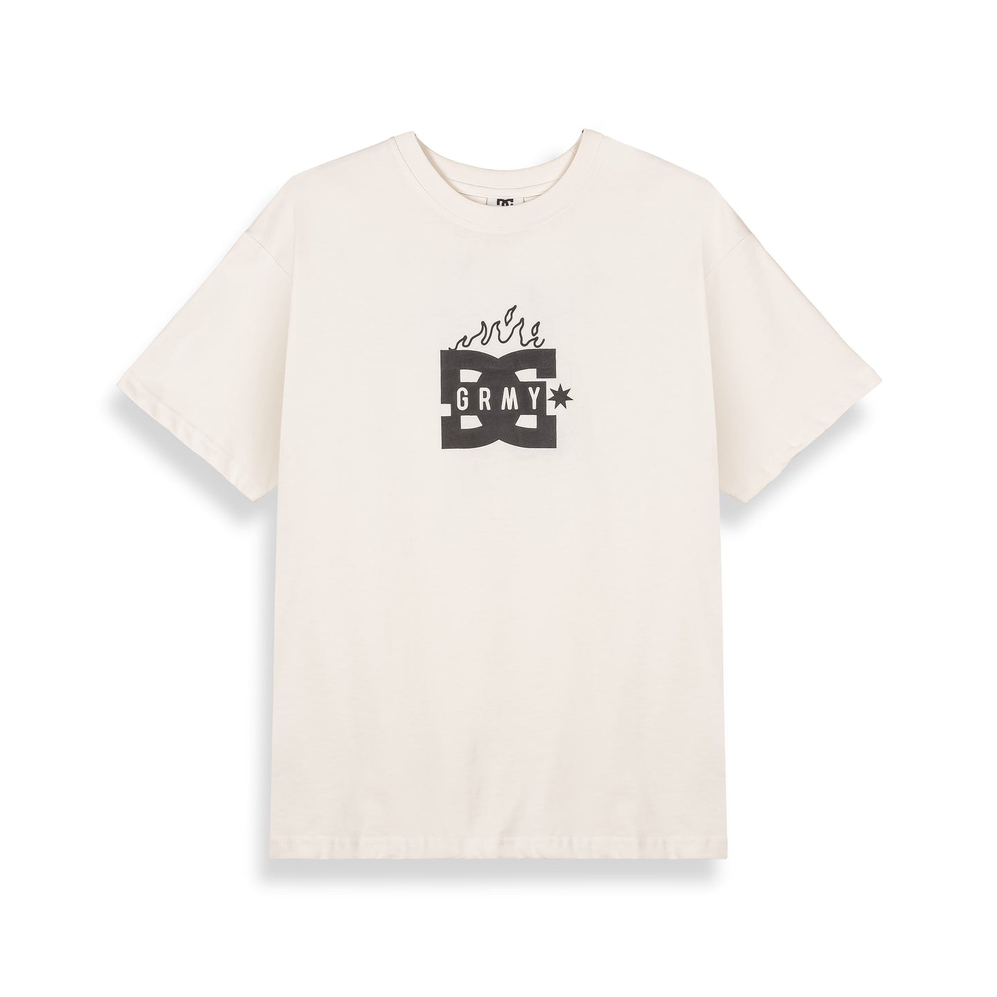 THE SWARM DC SHOES X GRIMEY REGULAR TEE OFF WHITE