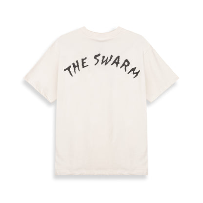 THE SWARM DC SHOES X GRIMEY REGULAR TEE OFF WHITE
