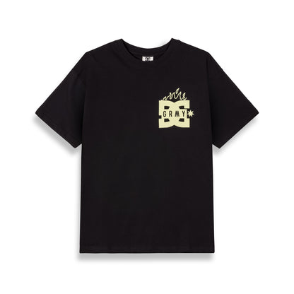 THE SWARM DC SHOES X GRIMEY RAW HONEY REGULAR TEE BLACK