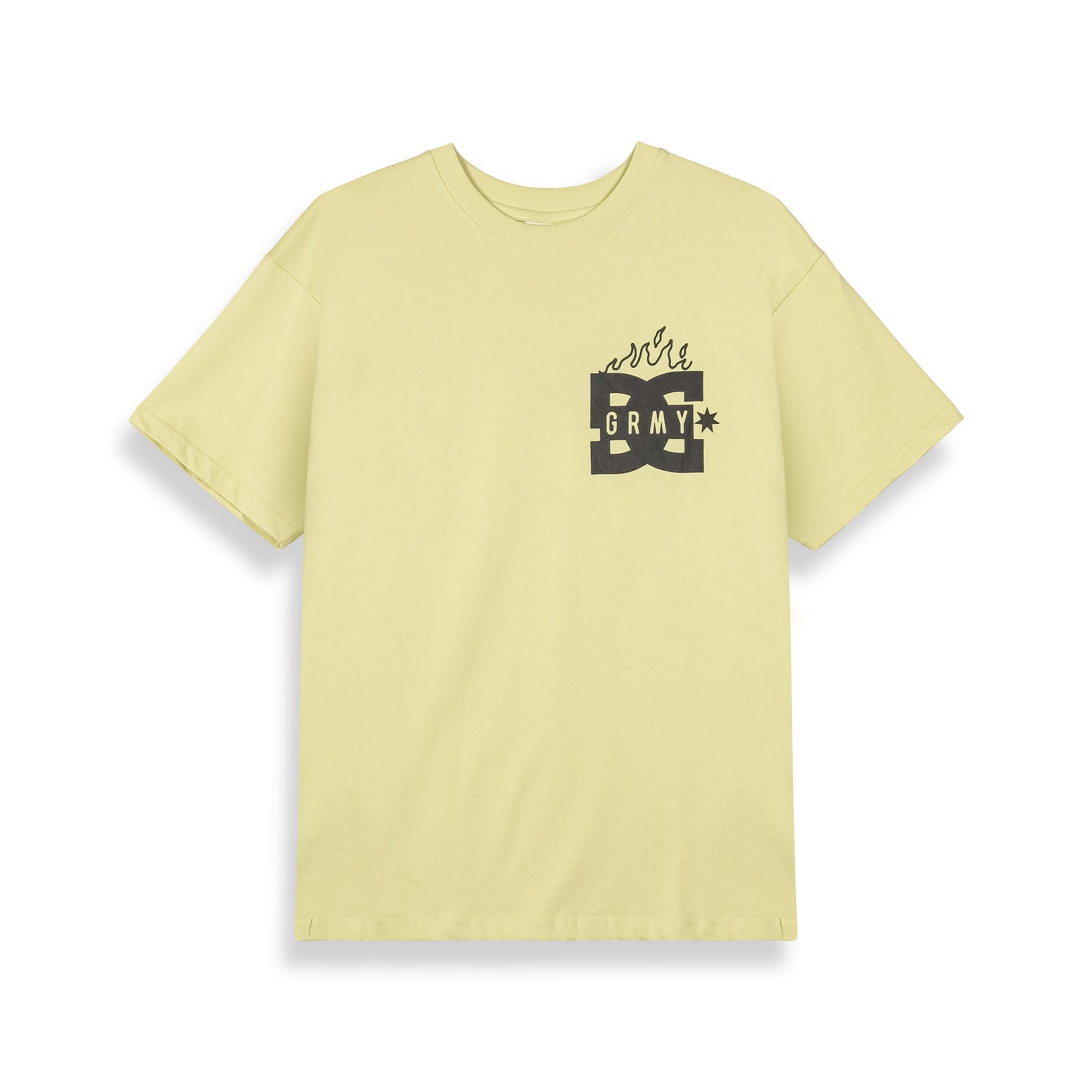 THE SWARM DC SHOES X GRIMEY RAW HONEY REGULAR TEE LIME