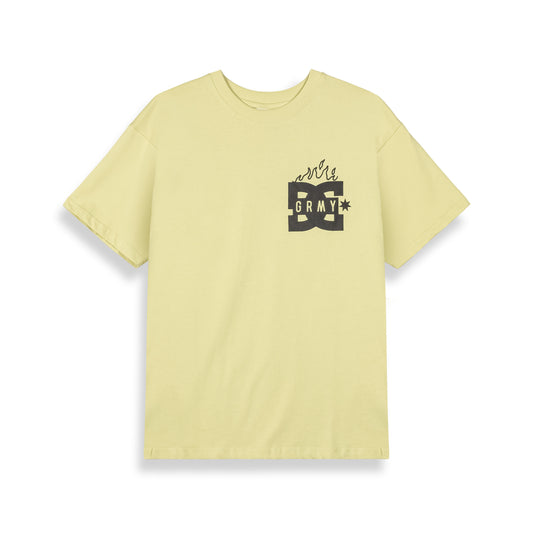 THE SWARM DC SHOES X GRIMEY RAW HONEY REGULAR TEE LIME