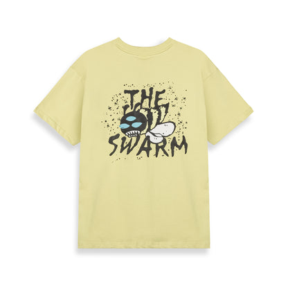 THE SWARM DC SHOES X GRIMEY RAW HONEY REGULAR TEE LIME