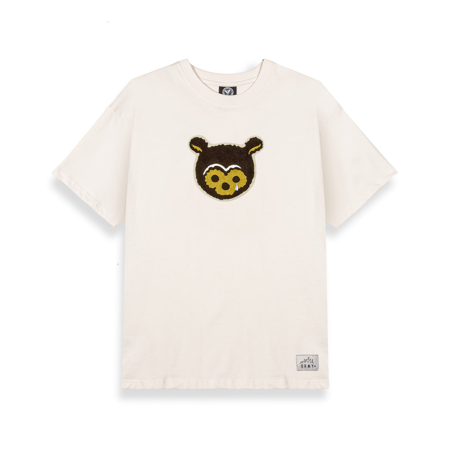 MUD'S THE RESIDENCE BEAR REGULAR TEE OFF WHITE