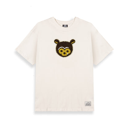 MUD'S THE RESIDENCE BEAR REGULAR TEE OFF WHITE