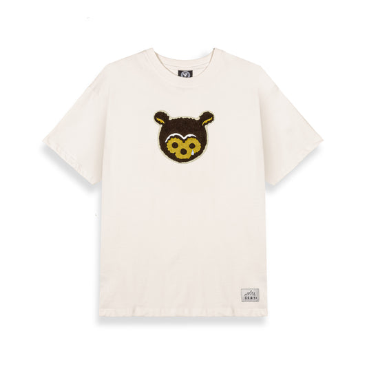 MUD'S THE RESIDENCE BEAR REGULAR TEE OFF WHITE