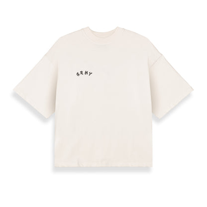 SAMPANS THE LORDS BOXY TEE OFF WHITE