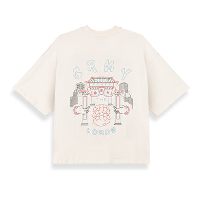 SAMPANS THE LORDS BOXY TEE OFF WHITE