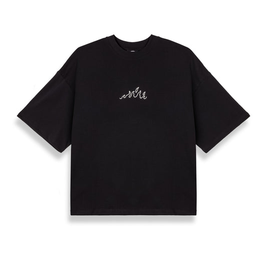 INFAMOUS BOXY TEE BLACK