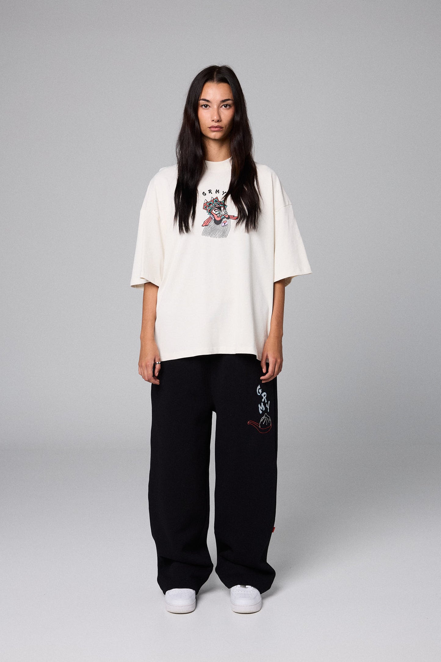 SAMPANS BOXY TEE OFF WHITE