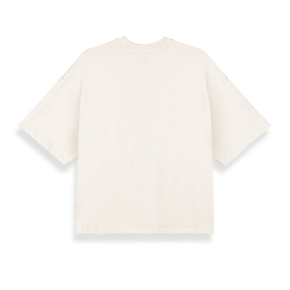SAMPANS BOXY TEE OFF WHITE