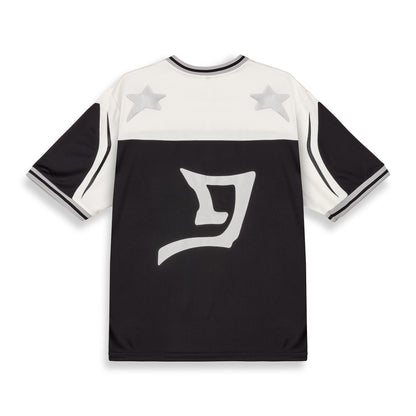 INFAMOUS DEEPER V NECK OVERSIZE TEE BLACK