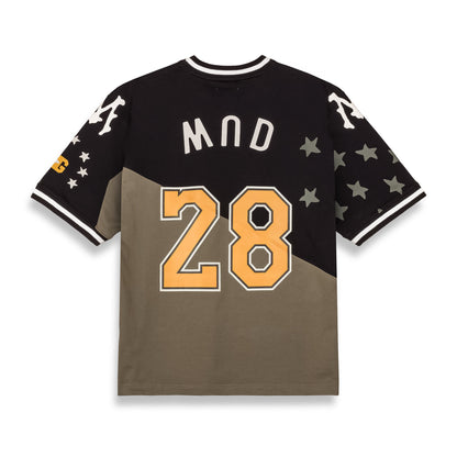 MUD'S THE RESIDENCE V NECK OVERSIZED TEE BLACK