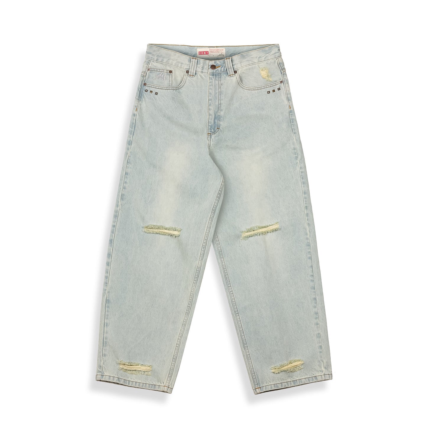 ROYAL PAW BIG BOY DENIM PANTS WASHED LIGHT BLUE