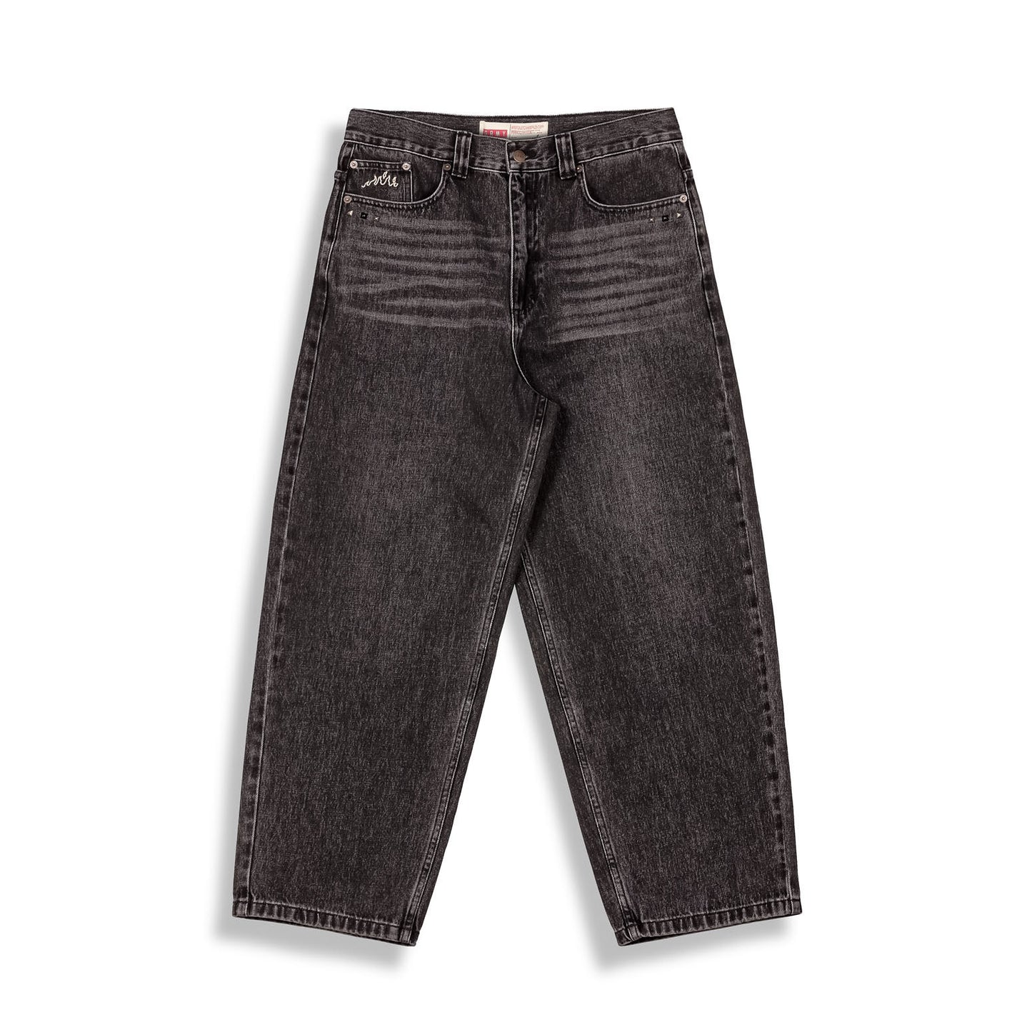 ROYAL PAW BIG BOY DENIM PANTS WASHED BLACK
