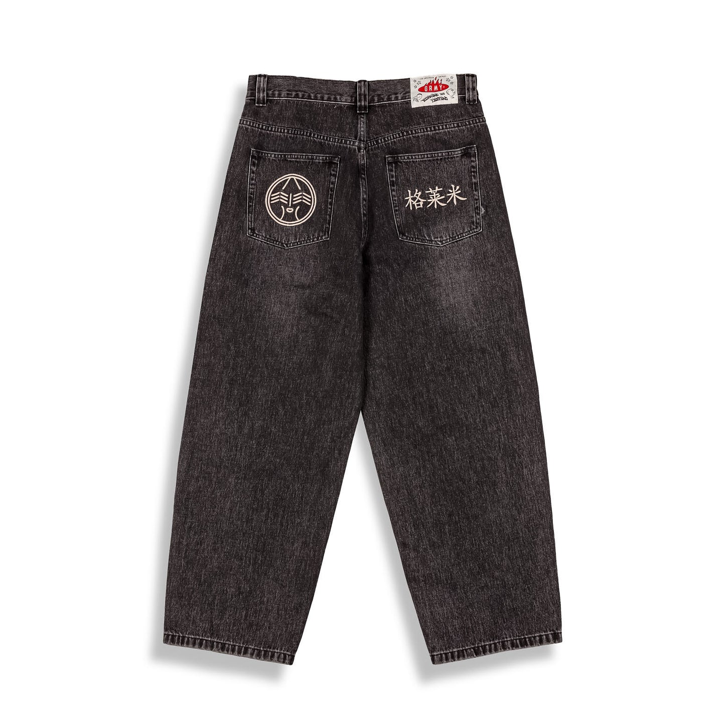 ROYAL PAW BIG BOY DENIM PANTS WASHED BLACK