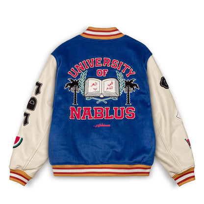 NABLUS BASEBALL JACKET BLUE