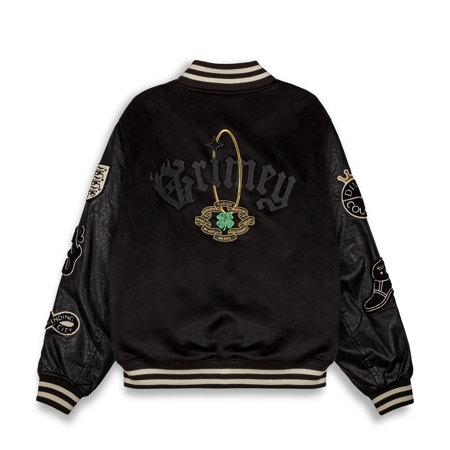 SAOIRSE BASEBALL JACKET BLACK