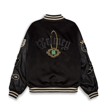 SAOIRSE BASEBALL JACKET BLACK