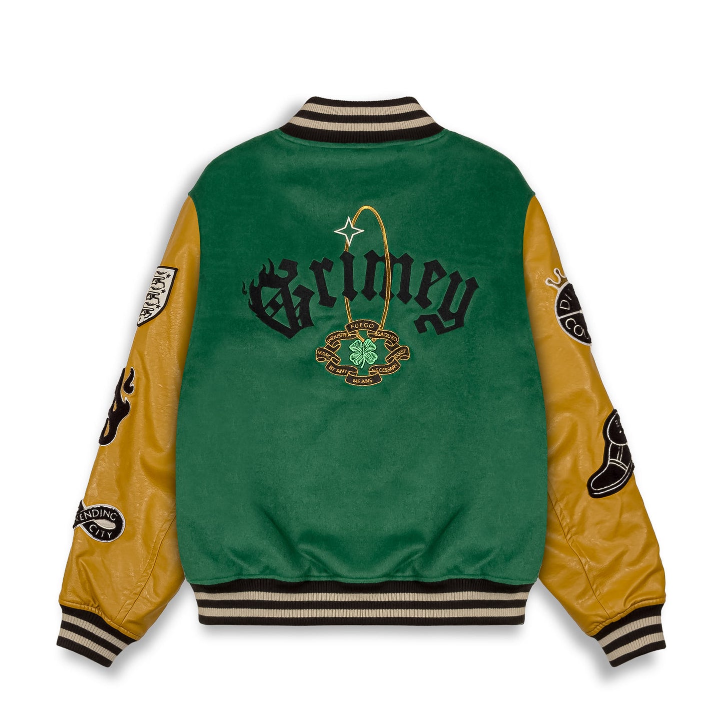 SAOIRSE BASEBALL JACKET GREEN