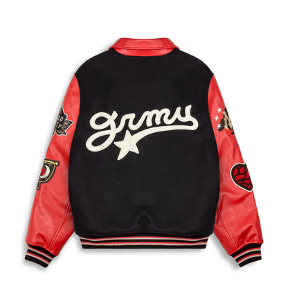 MUD'S THE RESIDENCE BASEBALL JACKET BLACK