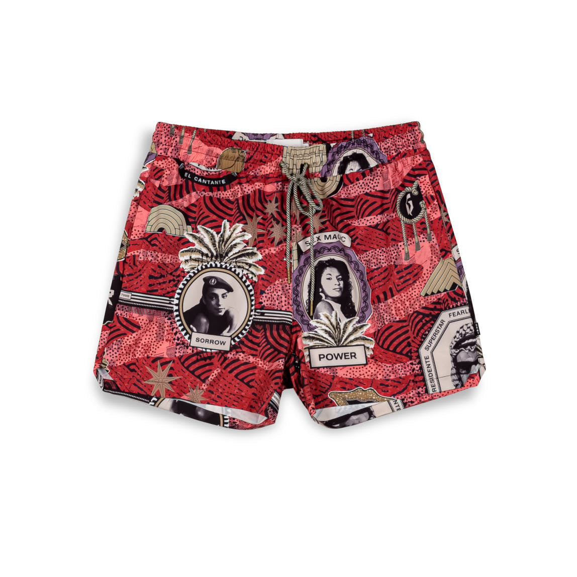 SUPASTAR SWIMMING SHORT RED