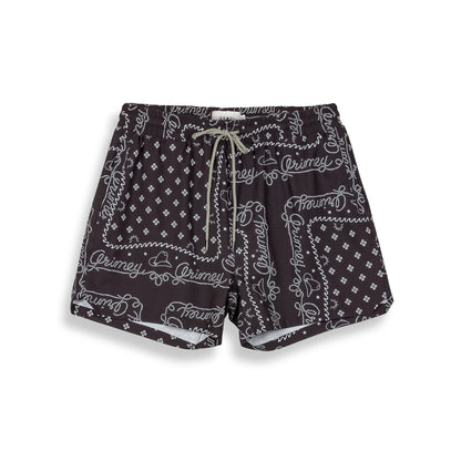 LONE HAND  SWIMMING SHORTS BLACK