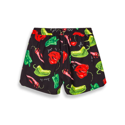 THE RED HOT SWIMMING SHORTS BLACK