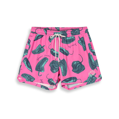 THE RED HOT SWIMMING SHORTS PINK